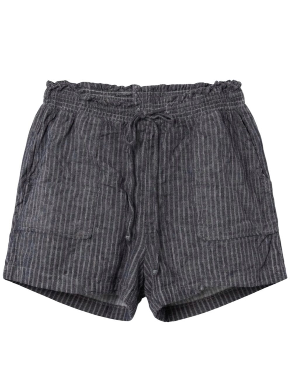 Time and Tru Gray and White Textured Shorts